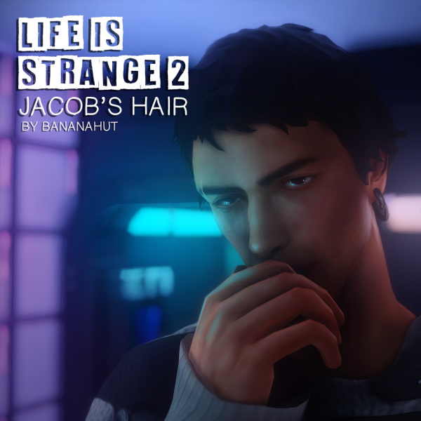 Maxis Match BANANAHUT JACOB HAIR by simsfinds - The Sims 4 Custom Content