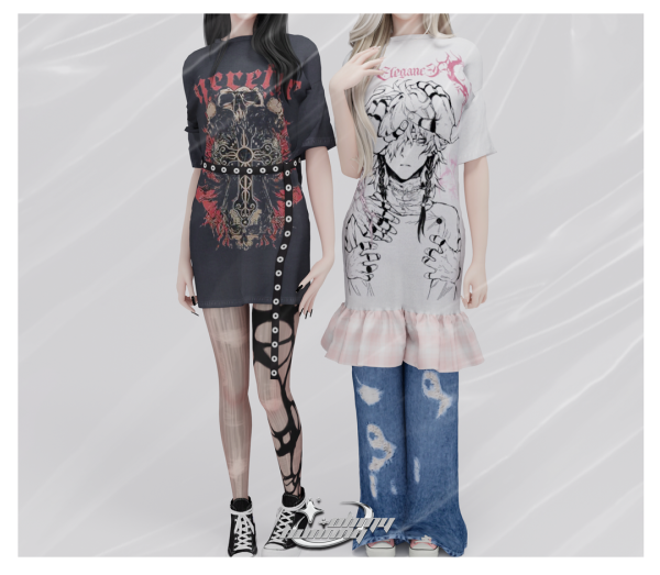 Alpha Mimi Mini Set by ohmybunnny2 - The Sims 4 Custom Content