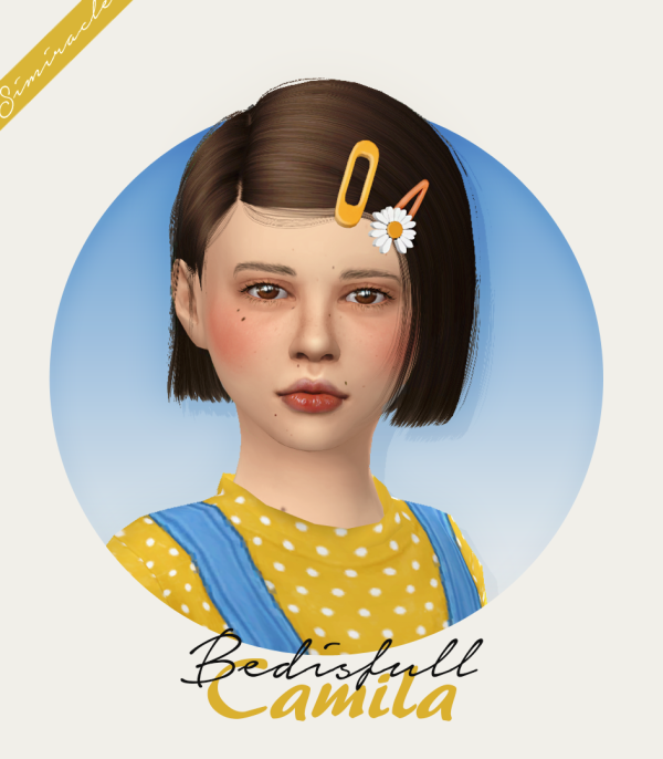 Alpha Bedisfull Camila Kids Version by simsfinds - The Sims 4 Custom Content