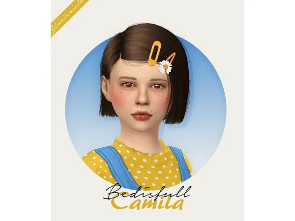 Alpha Bedisfull Camila Kids Version - The Sims 4 Custom Content