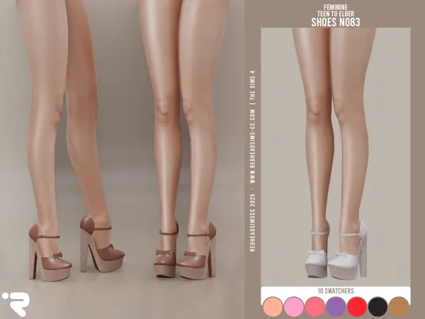 Alpha AF SHOES N083 - The Sims 4 Custom Content