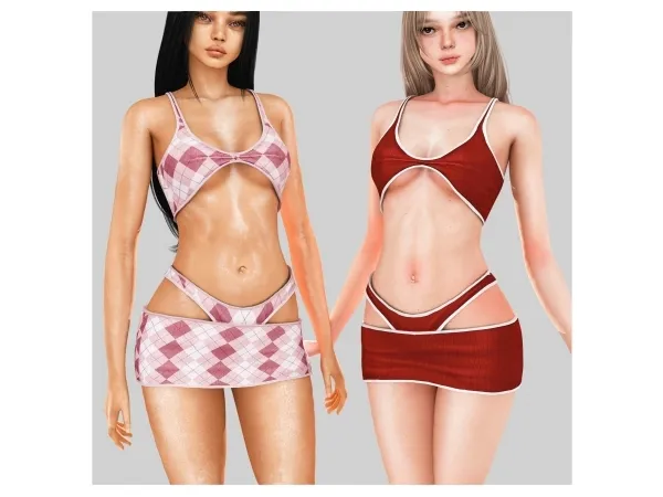 Alpha Cute Girly Outfit Patreon - The Sims 4 Custom Content