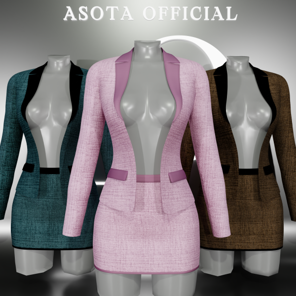 Alpha [ASOTA OFFICIAL] Dita Outfit by asotaofficial - The Sims 4 Custom Content