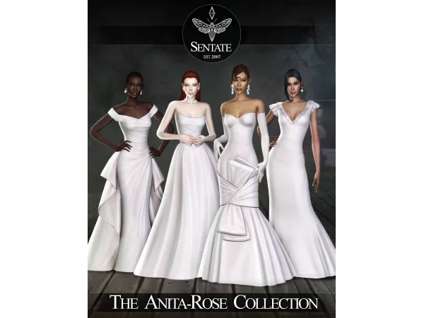 Maxis Match SENTATE The Anita Rose Collection - The Sims 4 Custom Content