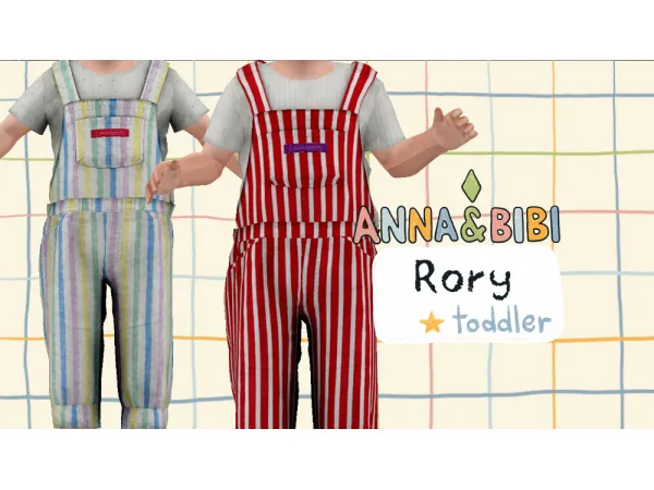 Mix Rory 90s vintage [AnnaBibi] by simsfinds - The Sims 4 Custom Content
