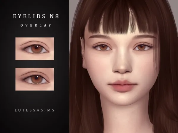 Maxis Match Eyelids N8 - The Sims 4 Custom Content