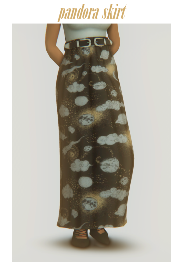 Maxis Match pandora skirt by simsfinds - The Sims 4 Custom Content
