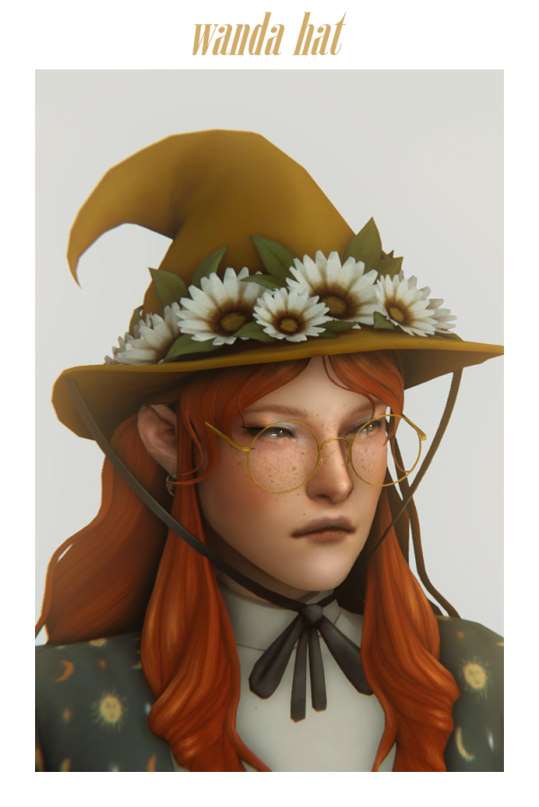 Maxis Match wanda hat by simsfinds - The Sims 4 Custom Content