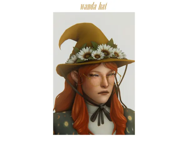 Maxis Match u00abwandau00bb hat by clumsyalien - The Sims 4 Custom Content