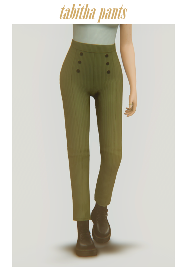 Maxis Match tabitha pants by simsfinds - The Sims 4 Custom Content