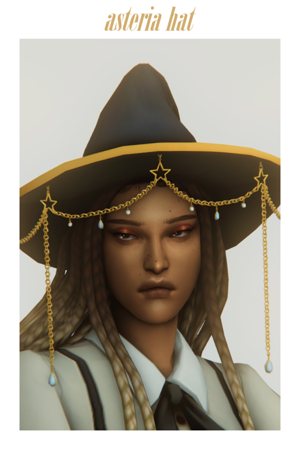 Maxis Match asteria hat by simsfinds - The Sims 4 Custom Content