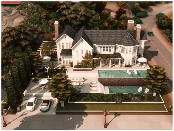 Mix MM Family Mansion 10 by Merin_Martini - The Sims 4 Custom Content