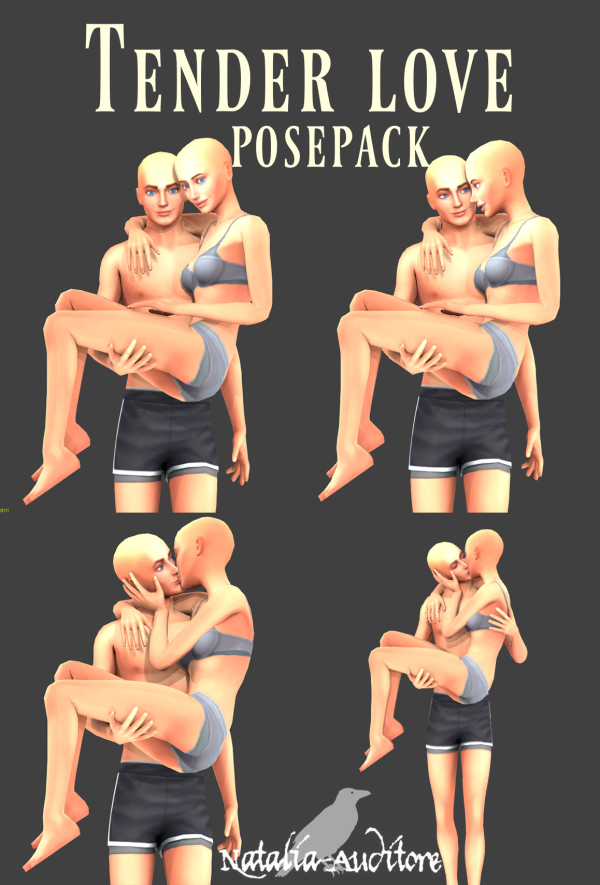 Mix Tender Love posepack by simsfinds - The Sims 4 Custom Content