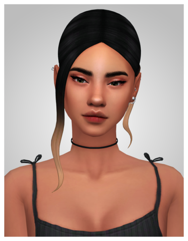 Maxis Match Nadya hair the simmer by simsfinds - The Sims 4 Custom Content
