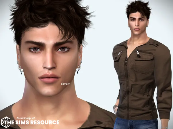Mix Joel Flanagan by darkwave14 - The Sims 4 Custom Content