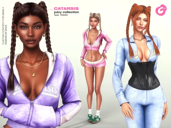 Alpha CATARSIS Clueless Set (Sample) - The Sims 4 Custom Content