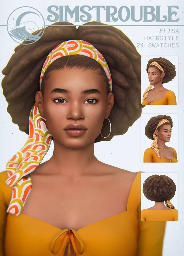 Maxis Match ELISA by simsfinds - The Sims 4 Custom Content