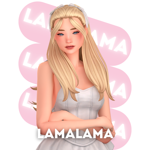 Maxis Match Hair Marly by simsfinds - The Sims 4 Custom Content