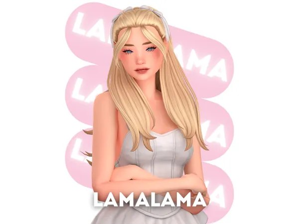 Maxis Match Hair Marly by lamalamalove - The Sims 4 Custom Content