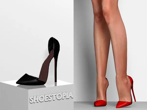 Alpha Greco High Heels by shoestopia - The Sims 4 Custom Content