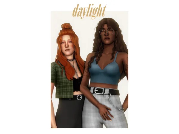 Maxis Match daylight pack by clumsyalienn - The Sims 4 Custom Content
