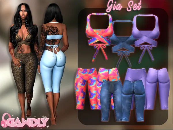 Alpha Gia Set by gawdlygames - The Sims 4 Custom Content