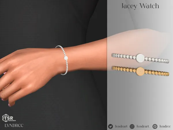 Alpha Jacey Watch by lvndrcc - The Sims 4 Custom Content