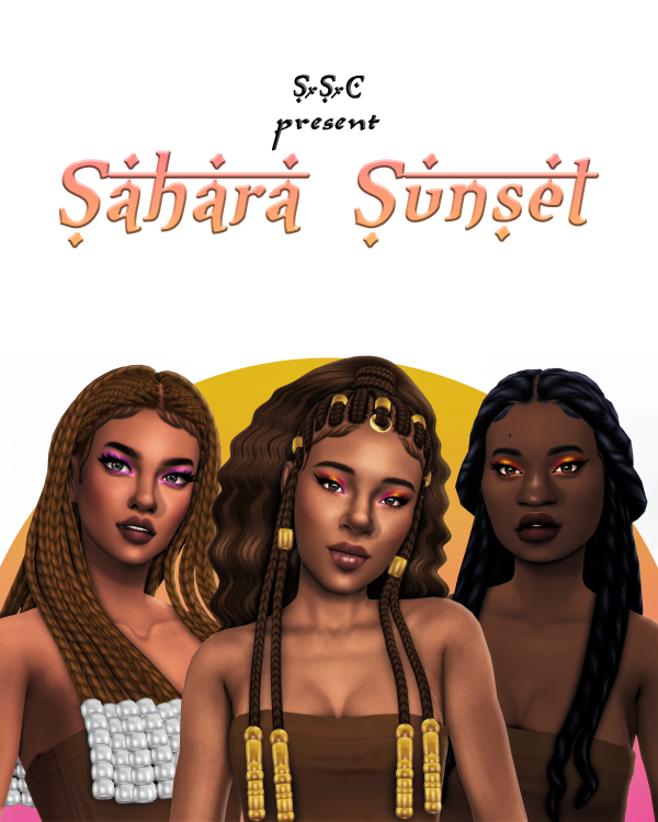 Maxis Match Sahara Sunset Collab by simsfinds - The Sims 4 Custom Content
