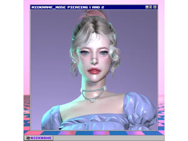 [ACC] nose piercing 1 and 2 by give me a nickname