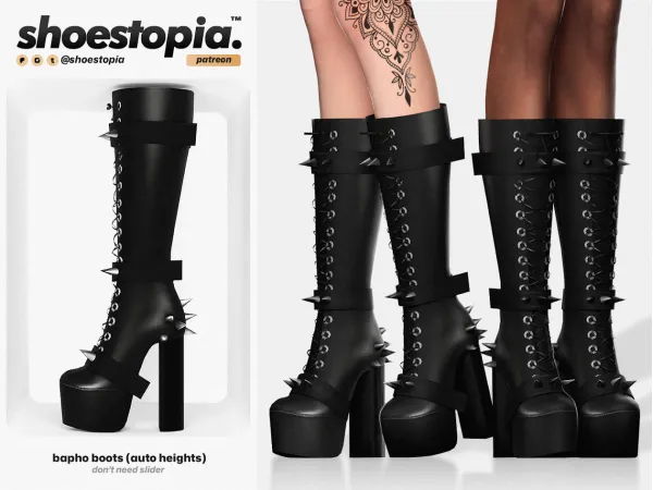bapho knee-high boots