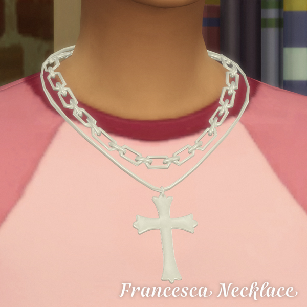 Maxis Match [oakiyo] Francesca Necklace by simsfinds - The Sims 4 Custom Content
