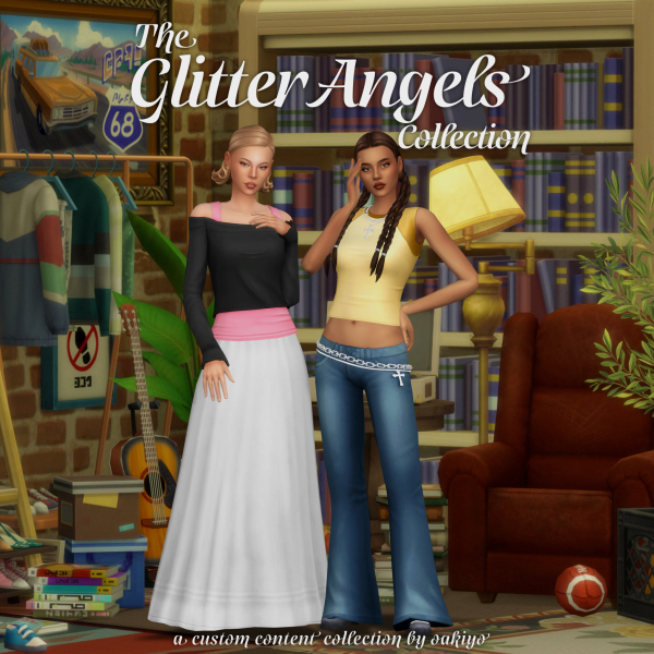 Maxis Match The Glitter Angels Collection by simsfinds - The Sims 4 Custom Content