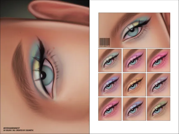 Mix Basic Eyeshadow by cosimetic - The Sims 4 Custom Content