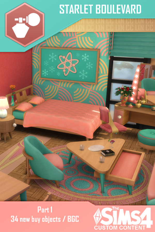 Maxis Match Starlet Boulevard by simsfinds - The Sims 4 Custom Content