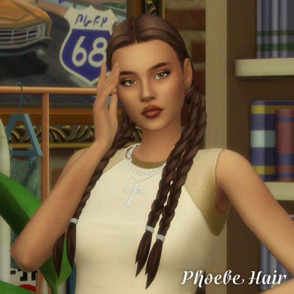 Maxis Match [oakiyo] Phoebe Hair by simsfinds - The Sims 4 Custom Content