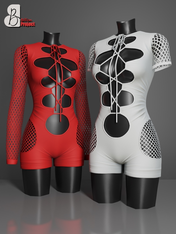 Alpha BillionProject Cristina Jumsuit by billion_project666 - The Sims 4 Custom Content