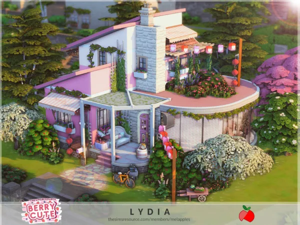 Maxis Match Berry Cute Lydia restaurant by melapples - The Sims 4 Custom Content
