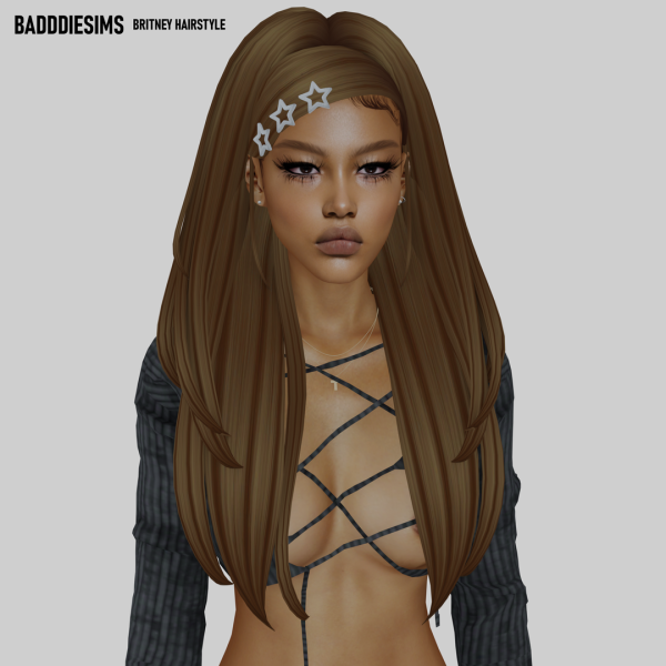 Mix BRITNEY HAIRSTYLE by simsfinds - The Sims 4 Custom Content