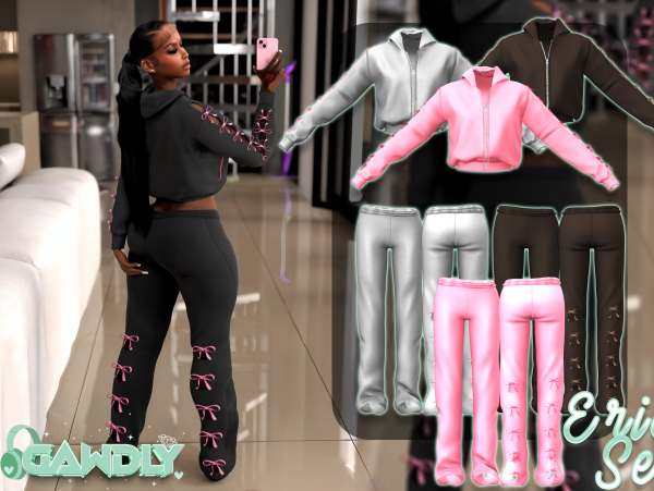 Alpha Erica Set by simsfinds - The Sims 4 Custom Content