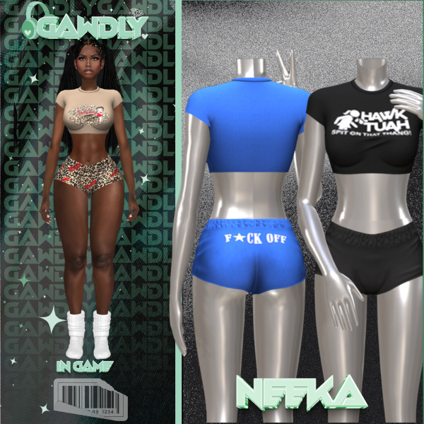 Alpha Neeka Set by simsfinds - The Sims 4 Custom Content
