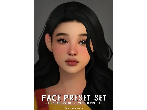 euno Asian Face Preset Set (Monolids + Slim Face)