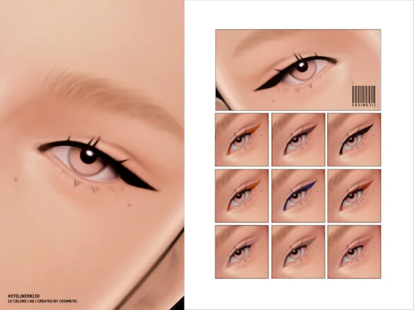 Mix Eyeliner by cosimetic - The Sims 4 Custom Content