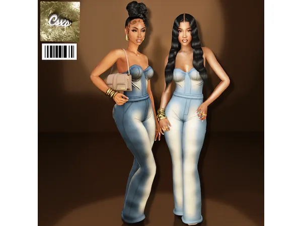 Denim Daze Set by cecesimsxo