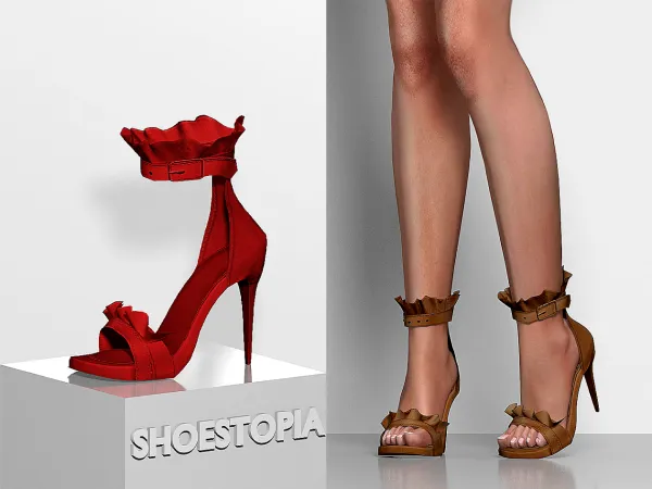 Alpha Vox High Heels by shoestopia - The Sims 4 Custom Content