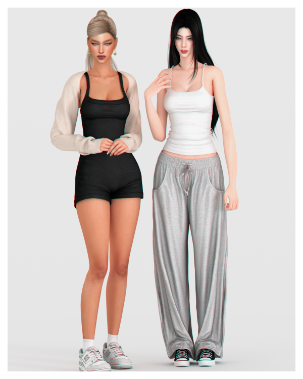 Alpha Cozy Comfy Set by simsfinds - The Sims 4 Custom Content