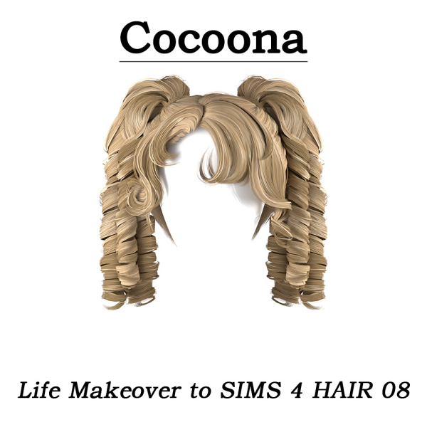 Alpha Cocoona_Life Makeover to SIMS 4 HAIR 10 by simsfinds - The Sims 4 Custom Content