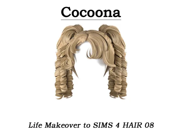 Cocoona_Life Makeover to SIMS 4 HAIR 10