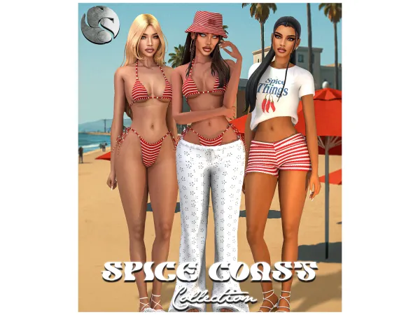 Alpha CAMUFLAJE Spice Coast Collection - The Sims 4 Custom Content