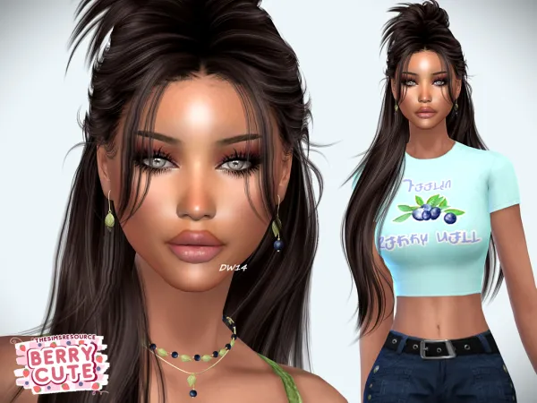 Mix Berry Cute Naiara Galvan by darkwave14 - The Sims 4 Custom Content