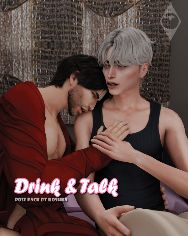Mix DRINK TALK by simsfinds - The Sims 4 Custom Content